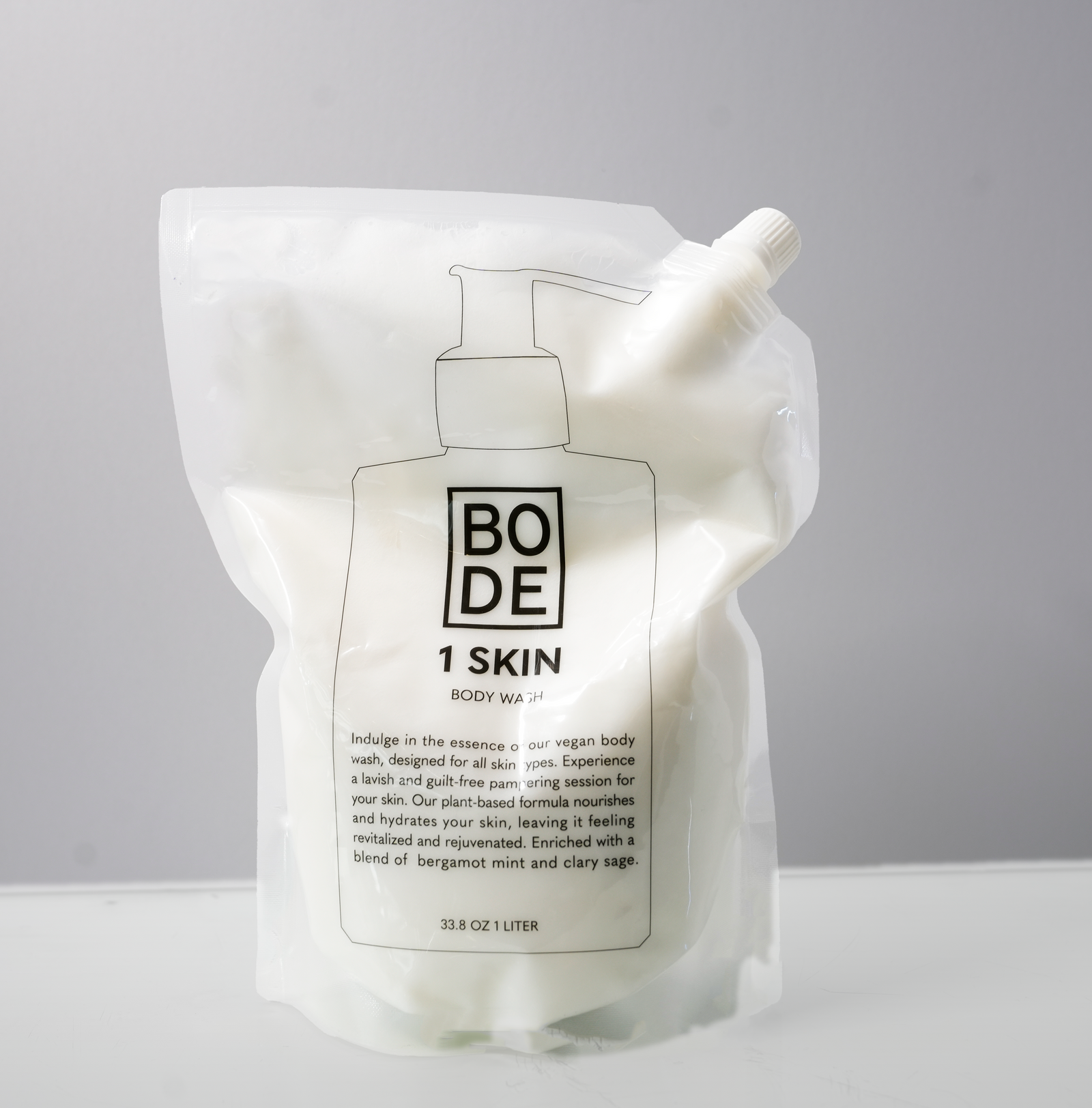 1 Skin Plant-Based Hydrating Body & Hand Wash