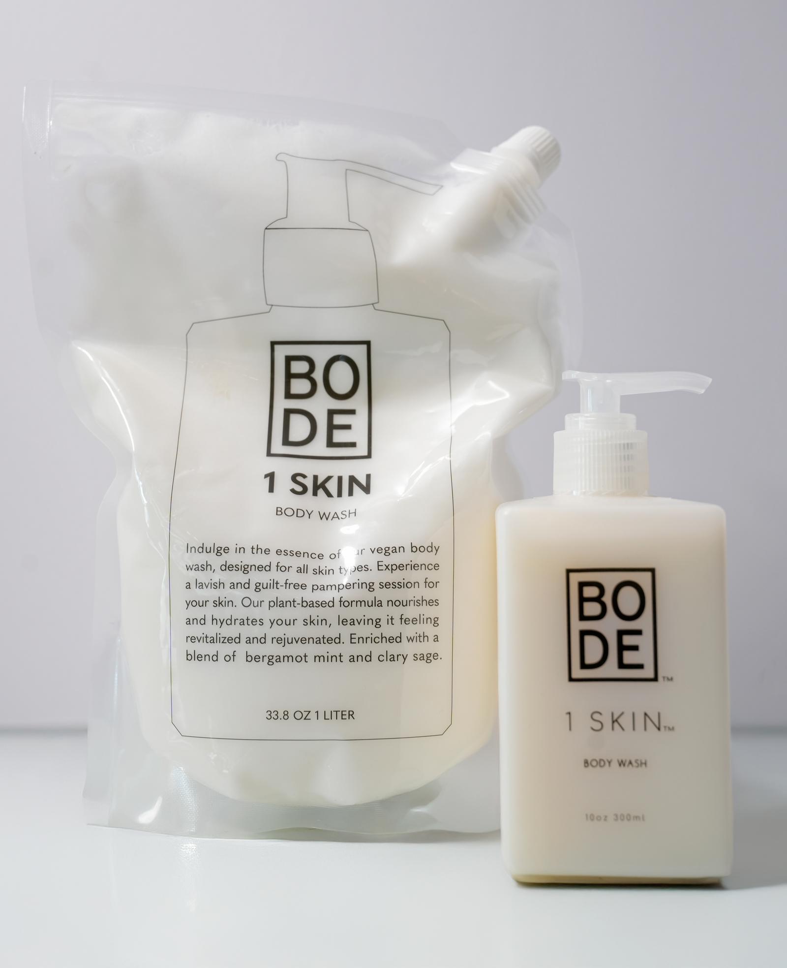 1 Skin Luxurious Hydrating Body & Hand Wash – Eco-Friendly & Plant-Based
